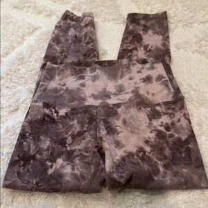 lululemon athletica Tie-Dye Leggings in Purple and Pink